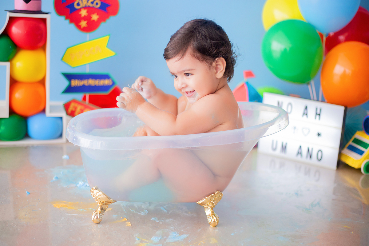 acompanhamento mensal de bebe caxias do sul figurino cenario tematico  personagem foto infantil serra gaucha fotografia familia mundo azul rosa ensaio fotografico crianca newborn baby menino menina smash the cake esmague o bolo banheira urso circo