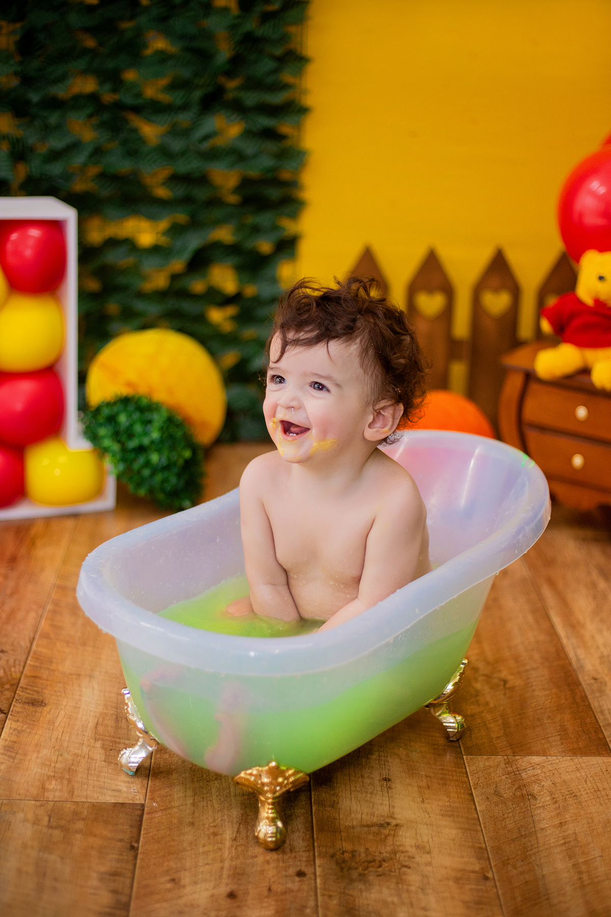 acompanhamento mensal de bebe caxias do sul figurino cenario tematico  personagem foto infantil serra gaucha fotografia familia mundo azul rosa ensaio fotografico crianca newborn baby menino menina smash the cake esmague o bolo banheira urso circoaco