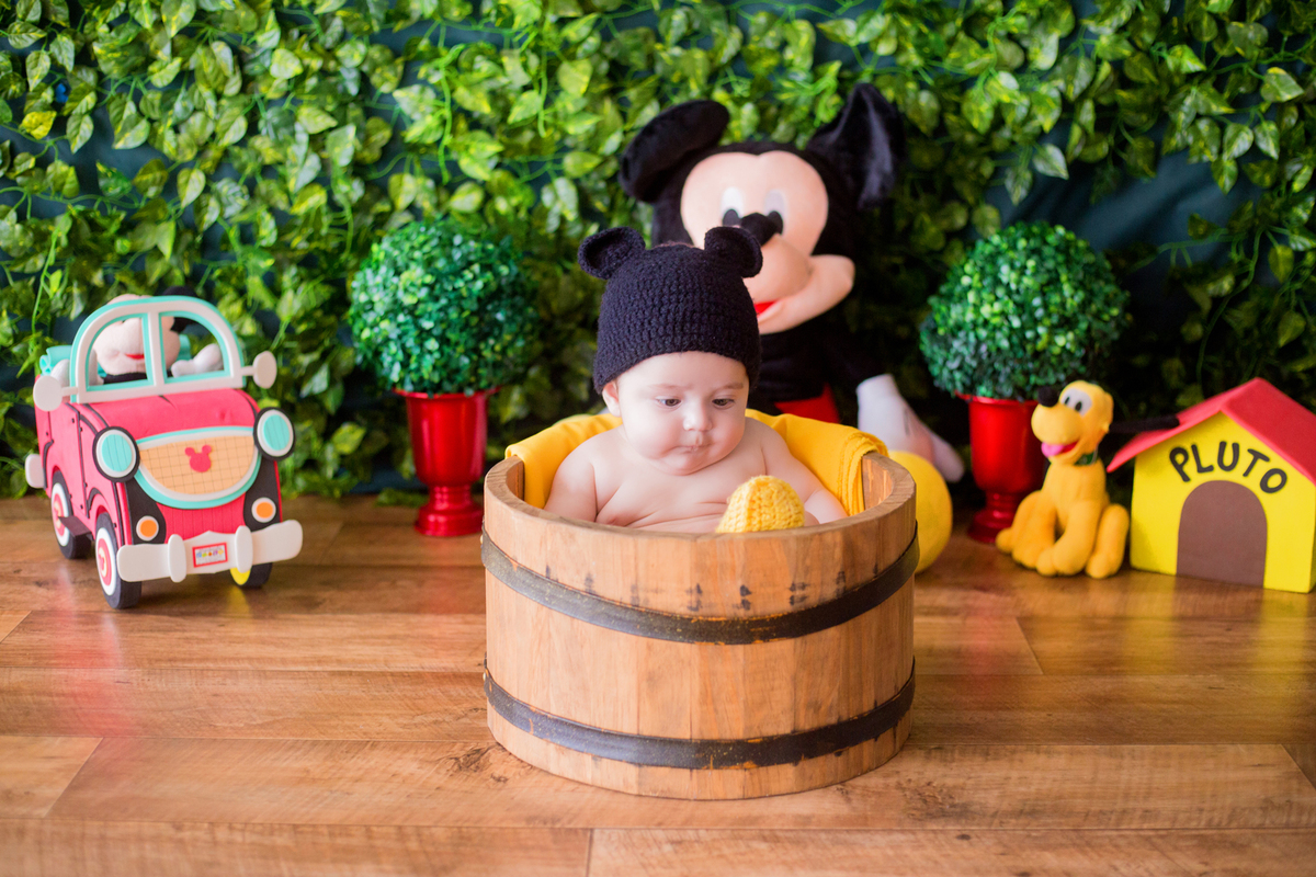 acompanhamento mensal de bebe caxias do sul figurino cenario tematico  personagem foto infantil serra gaucha fotografia familia mundo azul rosa ensaio fotografico crianca newborn baby menino menina smash the cake esmague o bolo mickey disney pluto