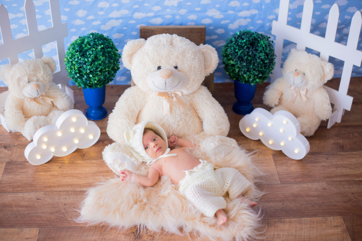 acompanhamento mensal de bebe caxias do sul figurino cenario tematico  personagem foto infantil serra gaucha fotografia familia mundo azul rosa ensaio fotografico crianca newborn baby menino menina smash the cake esmague o bolo urso bear teddy