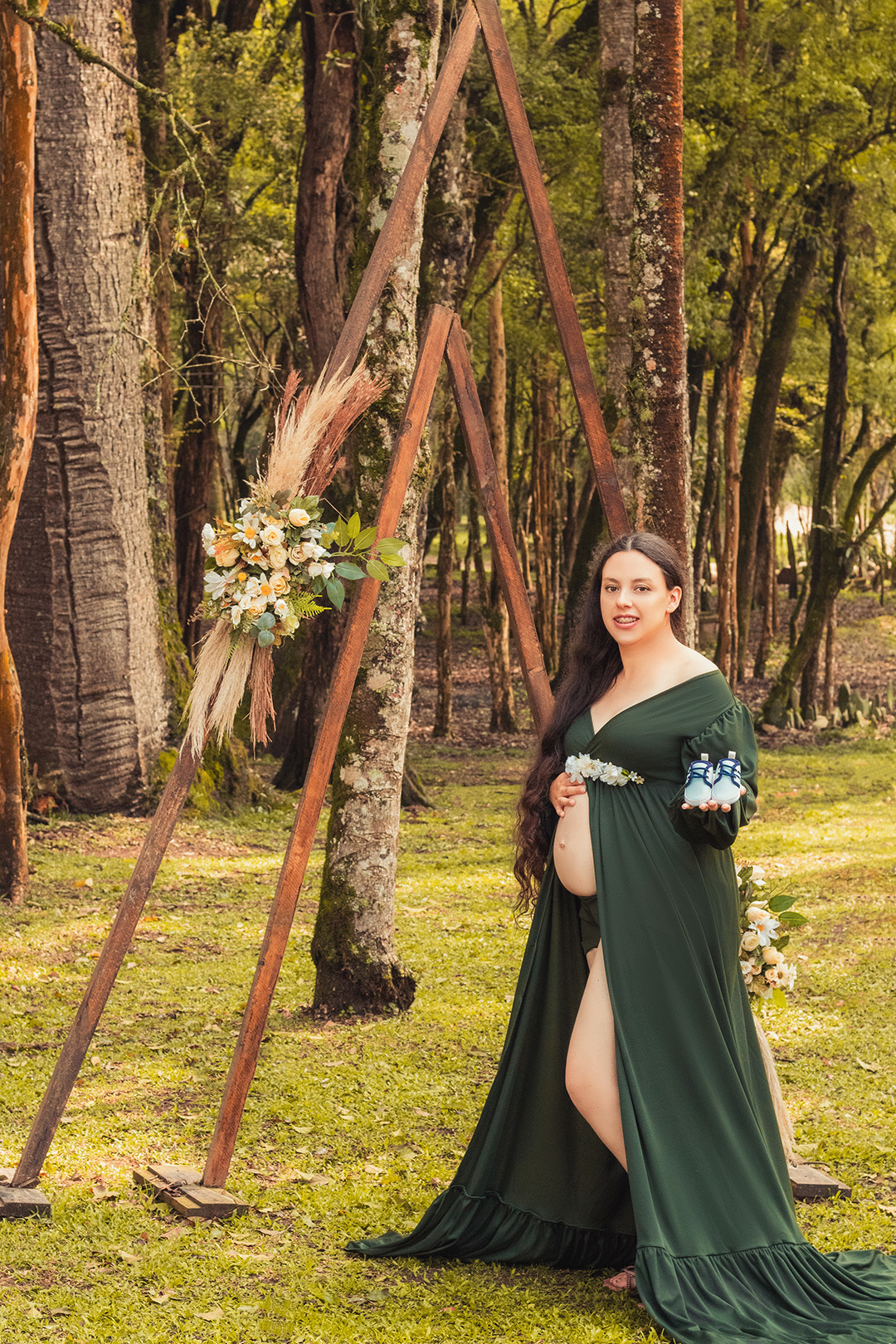 VESTIDO CAMPO VERDE MILITAR