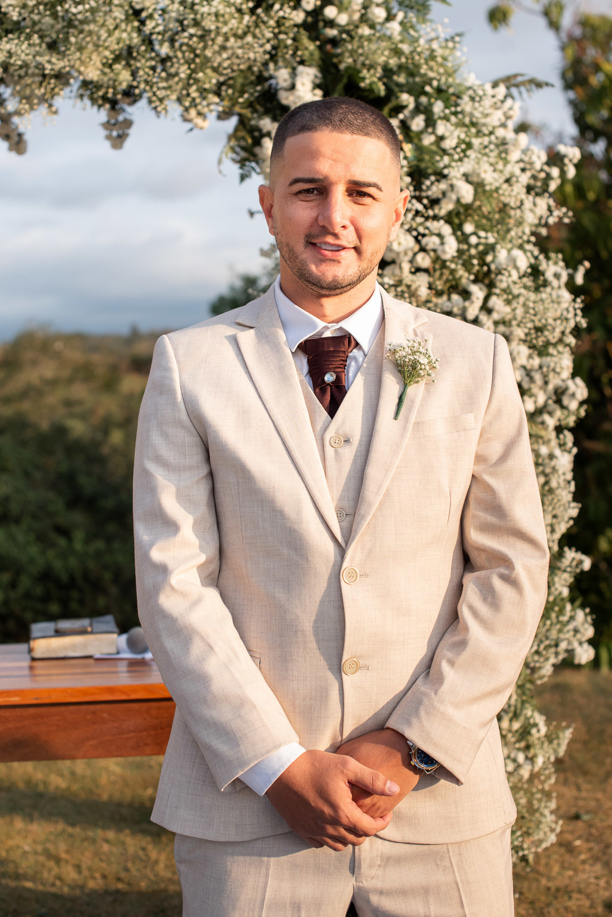 casamento, espaço alecrim, casamento ao ar livre, casamento no pôr do sol, decoração de cerimônia, fotografo casamento, fotografia de casamento sorocaba, fotografo de casamento jundiai, vestido de noiva, noiva,   casamento ao ar livre em Jundiai, noiva