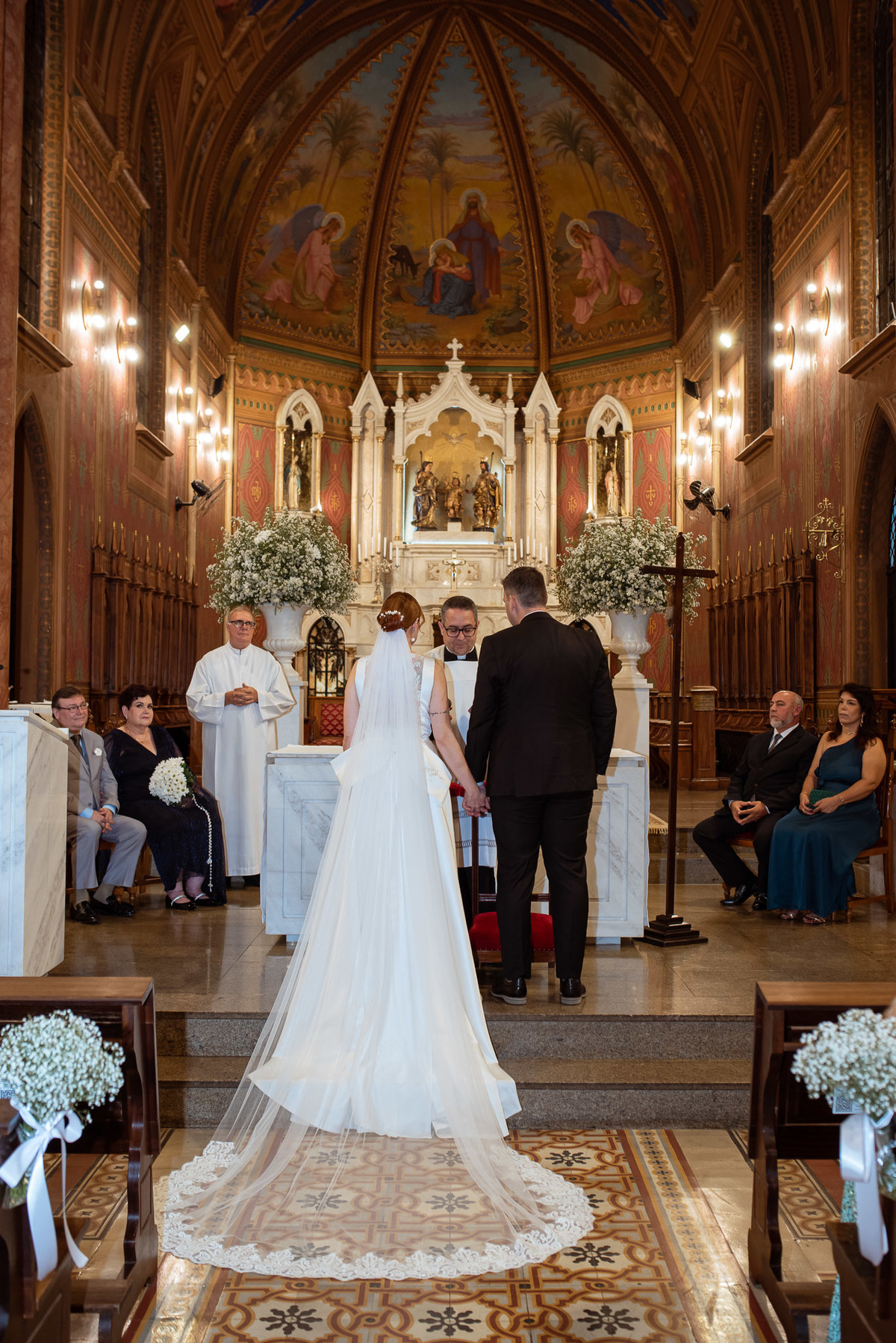 casamento, fotos casamento, noivos, entrada da noiva, vestido da noiva, casamento igreja católica, Catedral Nossa Senhora do Desterro