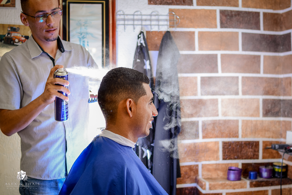 making off dia do noivo