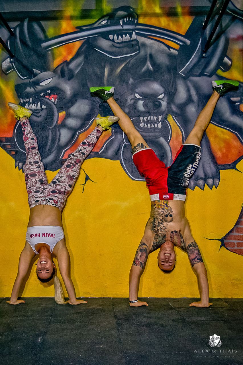 ensaio pre wedding Roberto e Joyce na Crossfit Kerberos jundiai, ideia para pre wedding