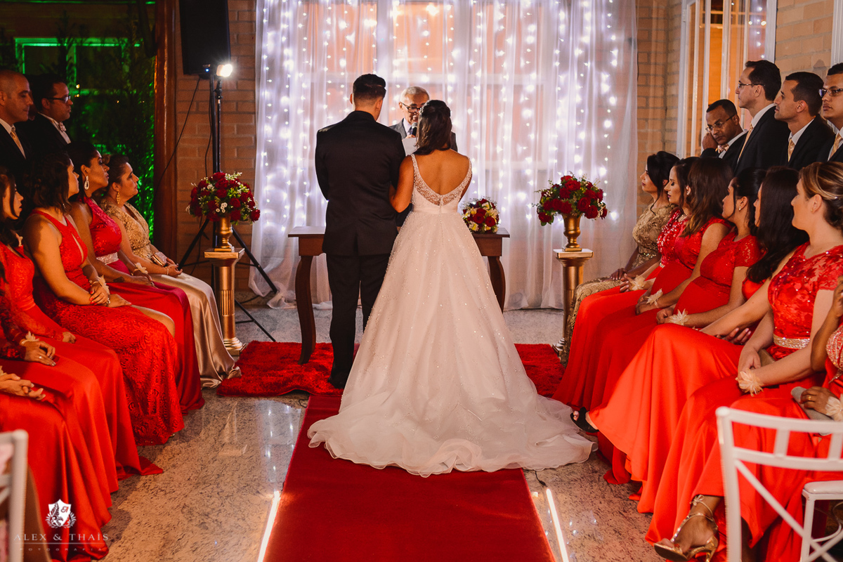 Casamento Larissa e Vitor, cerimonia Salão Paraiso. Wedding