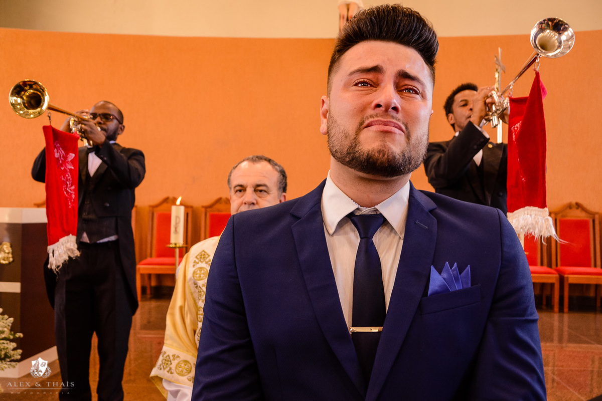 cerimonia do casamento, na paroquia são josé. 