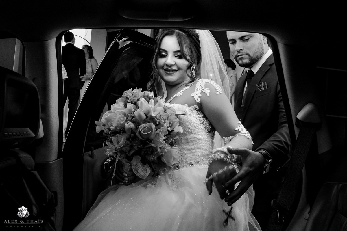 carro da noiva, one gold car