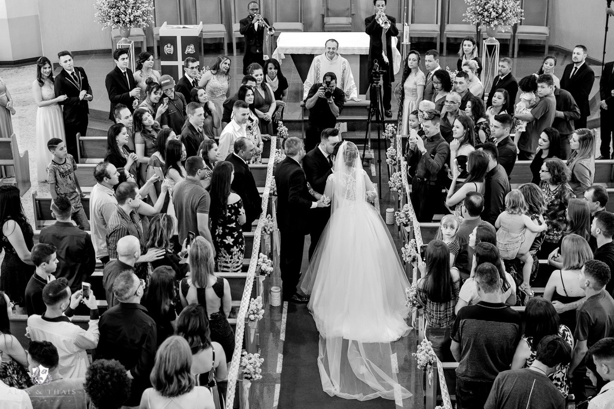 cerimonia do casamento, na paroquia são josé