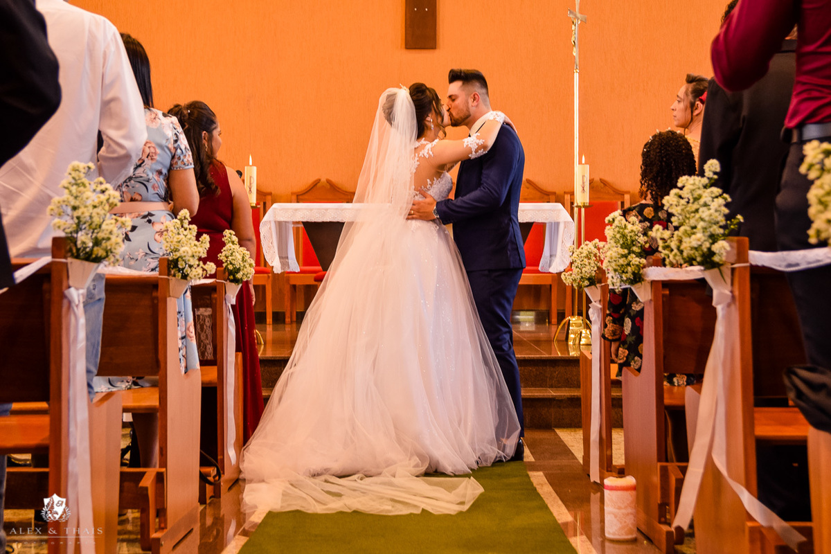 cerimonia do casamento, na paroquia são josé