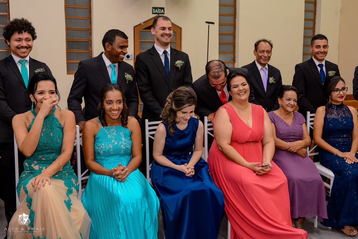 Cerimonia casamento na igreja Assembleia de Deus - Caxambu