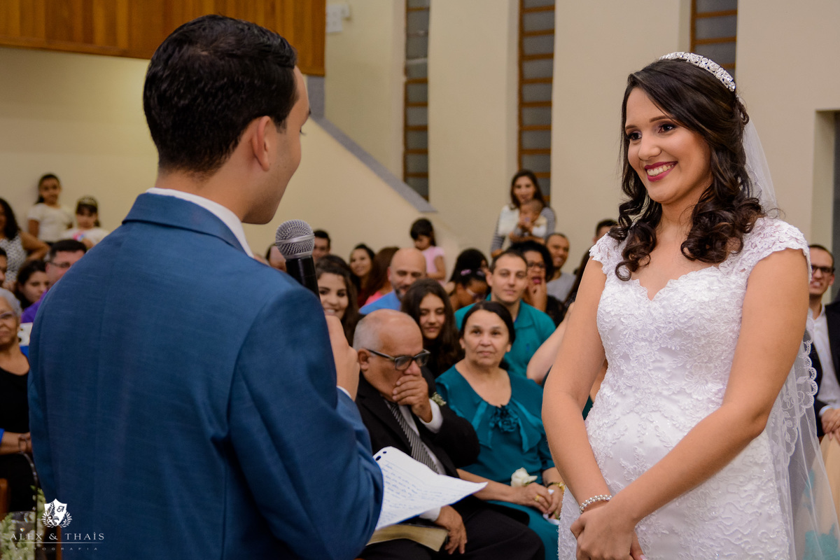 Cerimonia casamento na igreja Assembleia de Deus - Caxambu