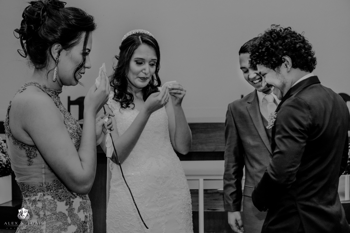 Cerimonia casamento na igreja Assembleia de Deus - Caxambu