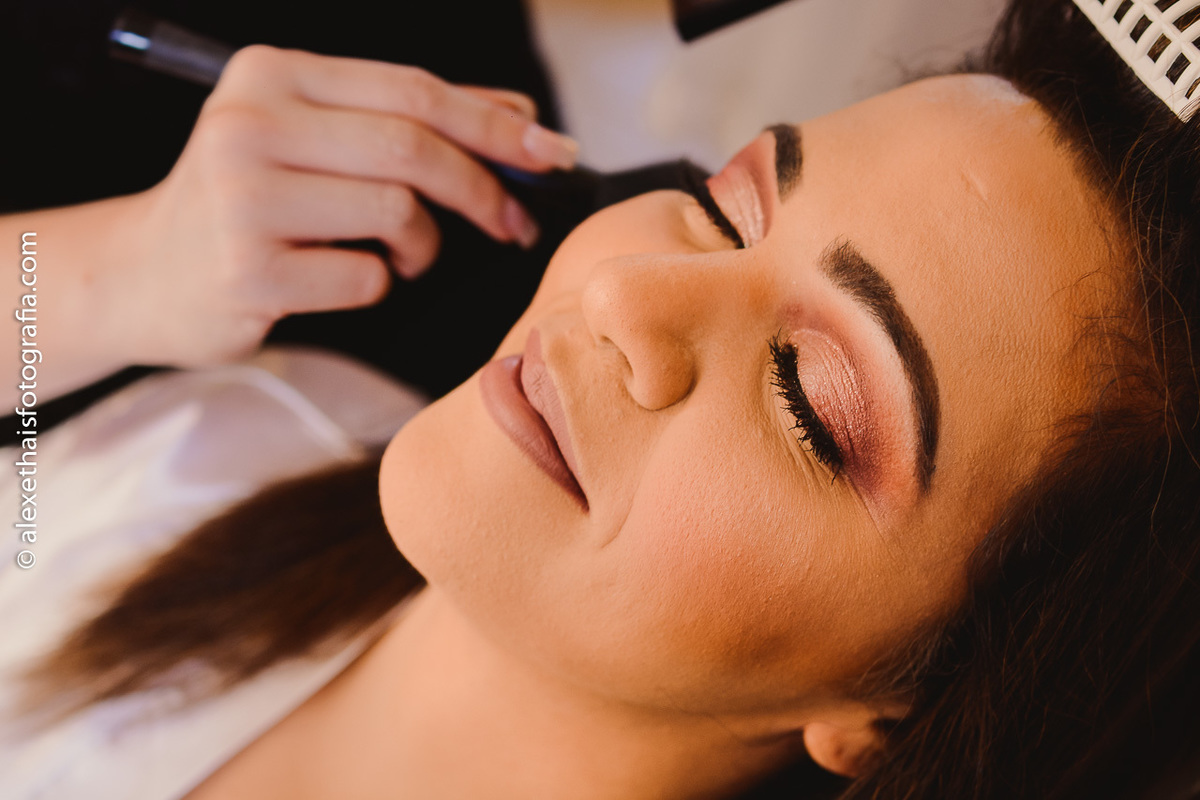 Making off noiva Thais, local vale verde