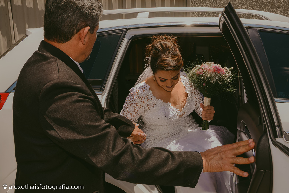 Cerimonia de casamento no vale verde 