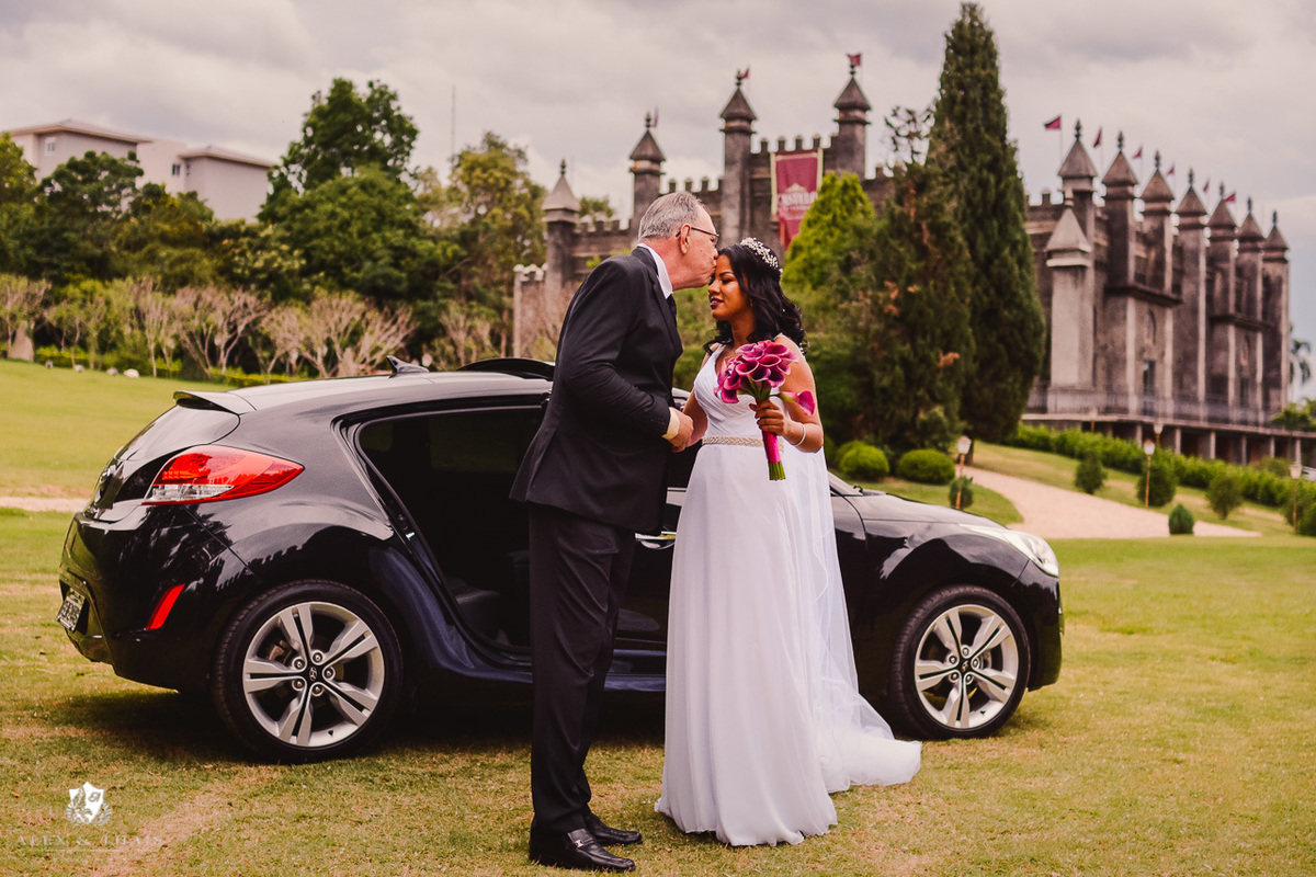 Carro da Noiva, Chegada da Noiva, Cerimonia de casamento, Capela Castelo dos Vinhais.