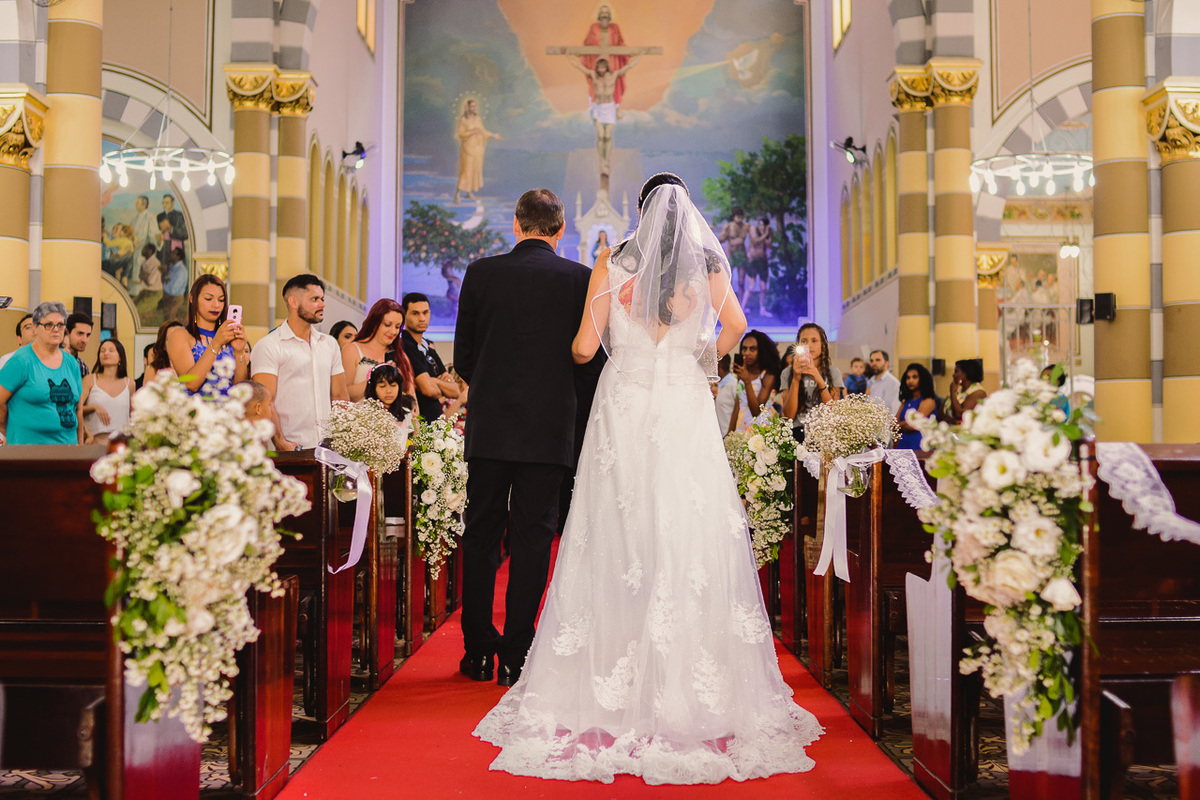 Cerimonia de casamento, Paróquia Nossa Senhora da Conceição, Vestido de Noiva