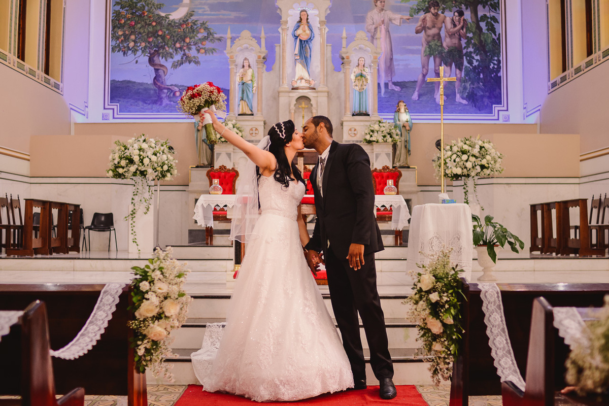 Cerimonia de casamento, igreja Paróquia Nossa Senhora da Conceição