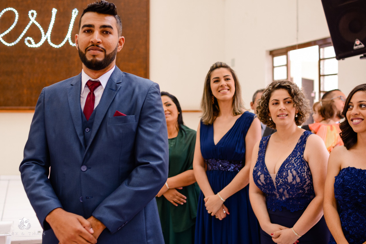 Cerimonia de casamento Igreja Assembleia de Deus Colonia