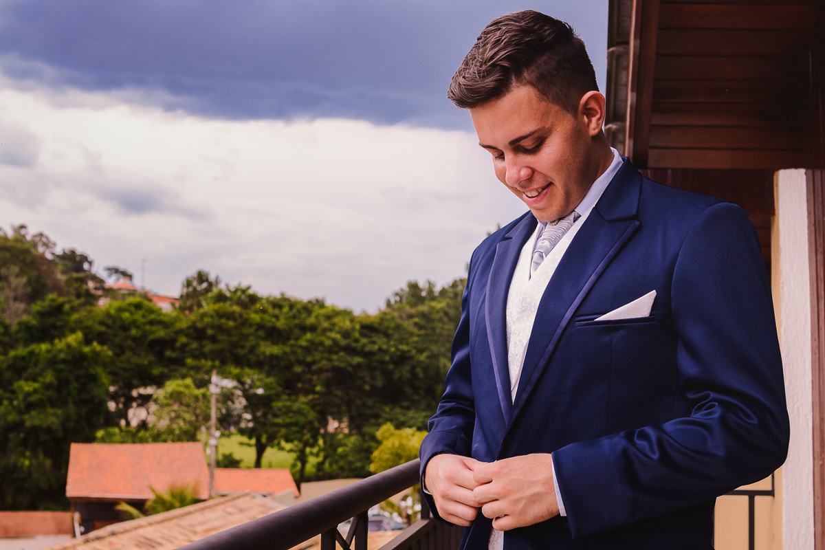 Making off do noivo, local vale verde.