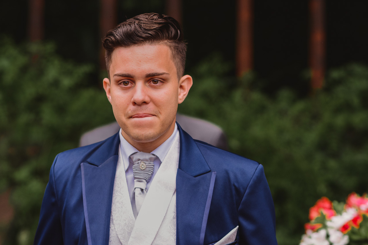 Cerimonia de casamento no vale verde 