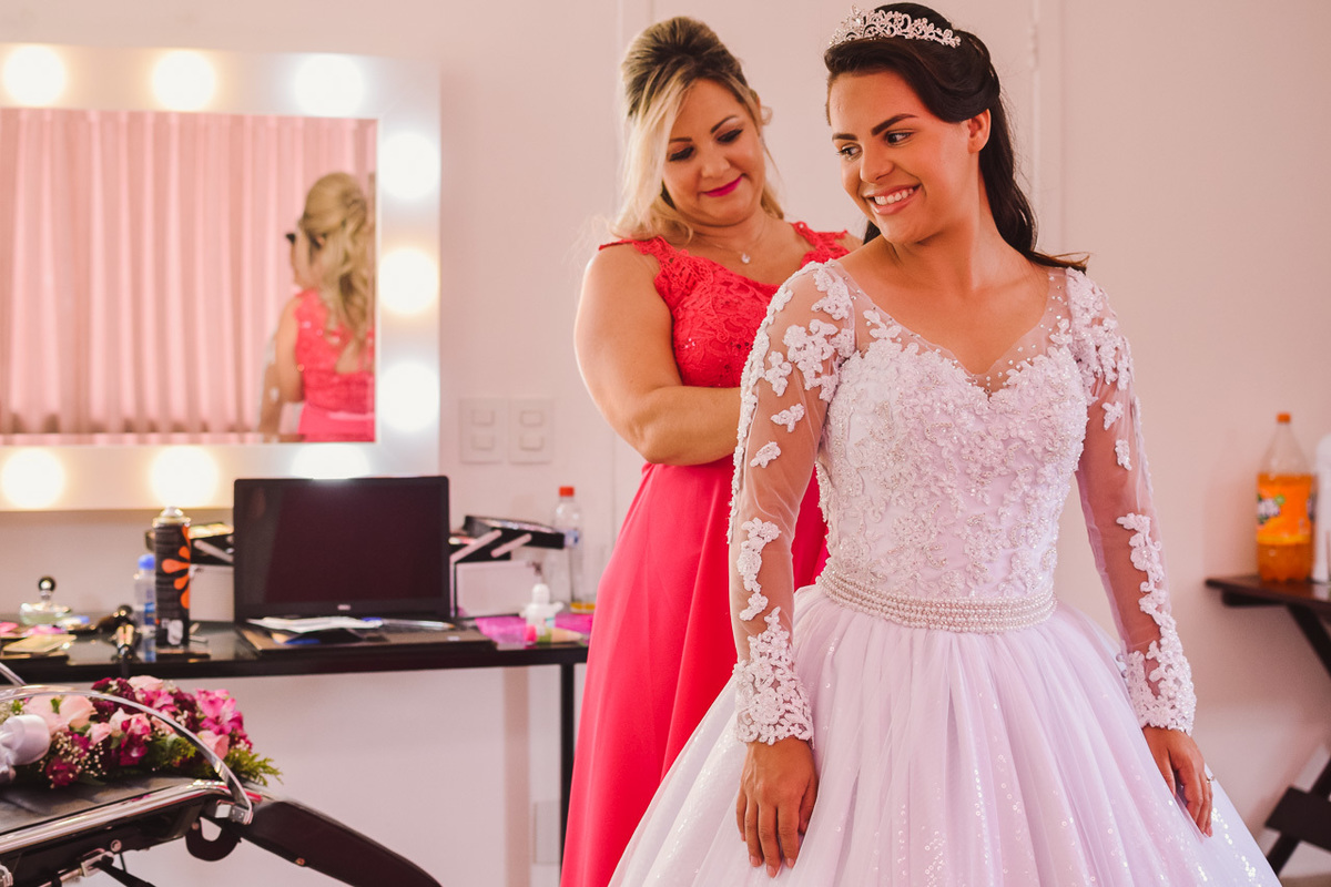 Making off da noiva, local vale verde. vestido da noiva.