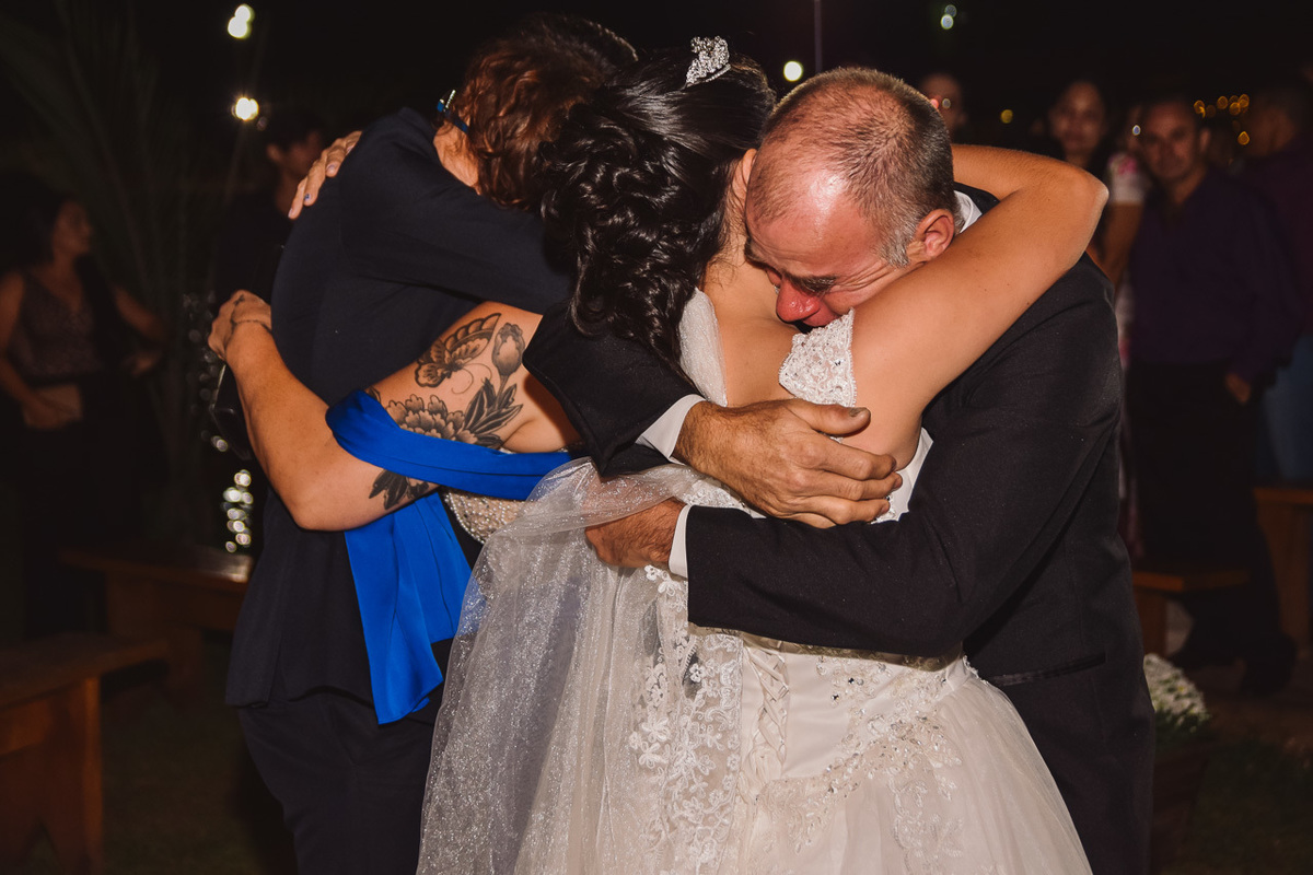 Cerimonia de casamento no vale verde 