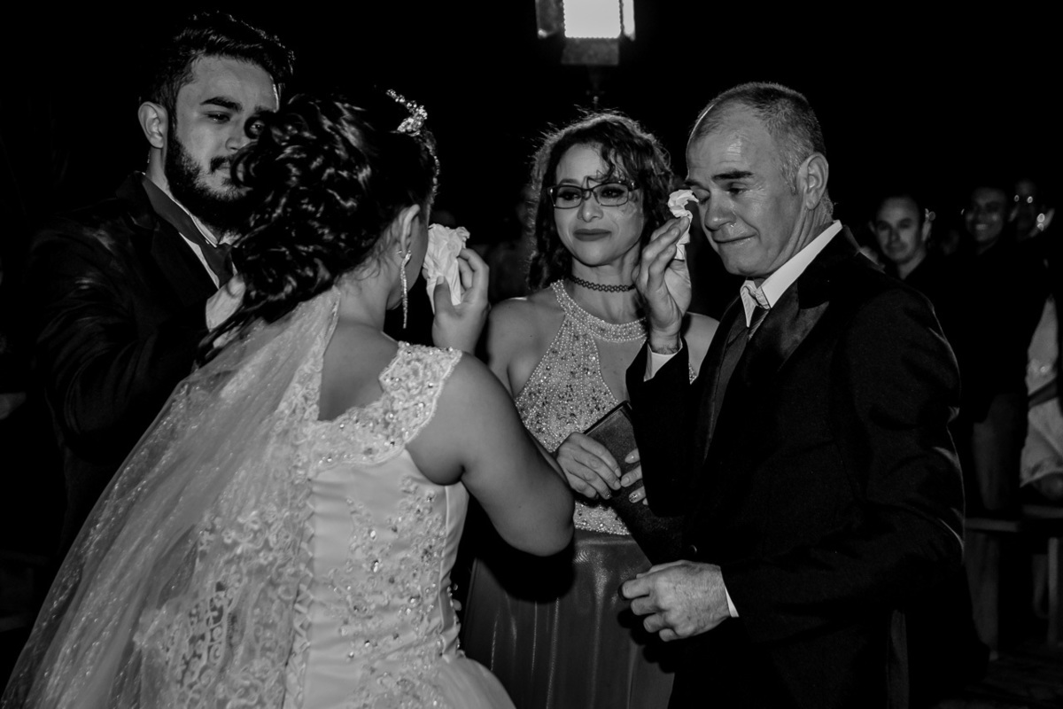 Cerimonia de casamento no vale verde 