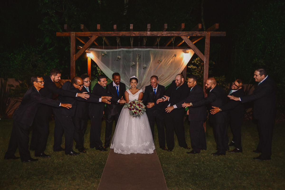 Fotos de casamento no vale verde, padrinhos de casamento.