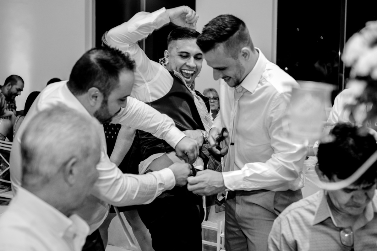 Recepção de casamento. Festa de casamento Sessão de fotos dos noivos. Espaço di Florença