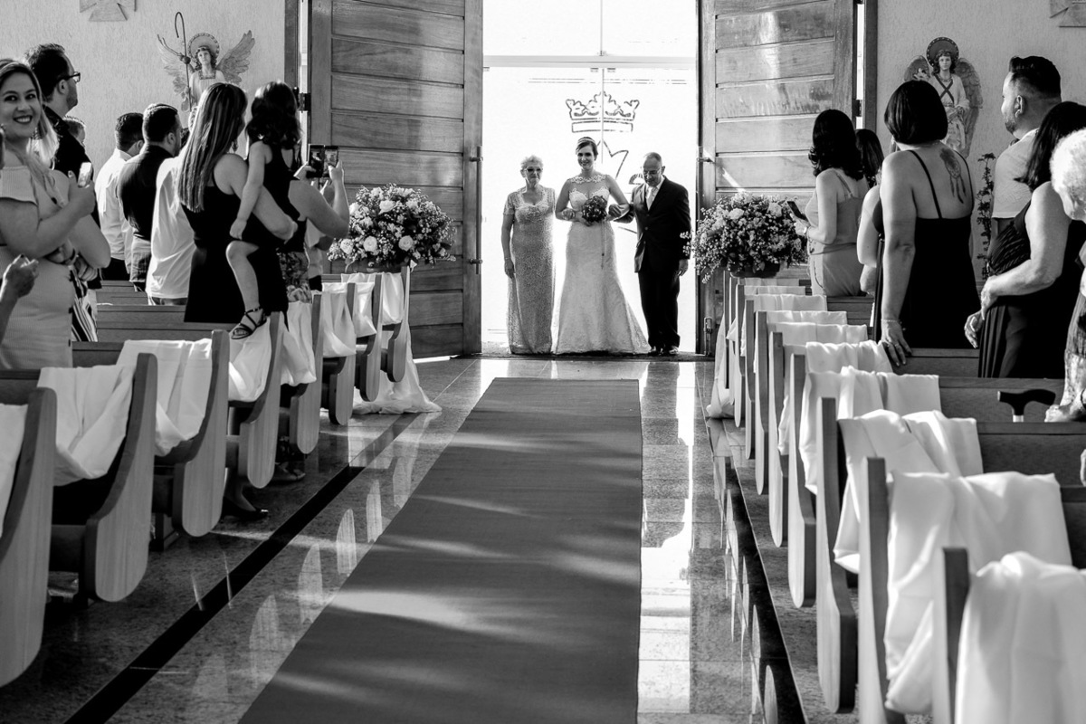 Cerimonia de casamento Paróquia Cristo Redentor.