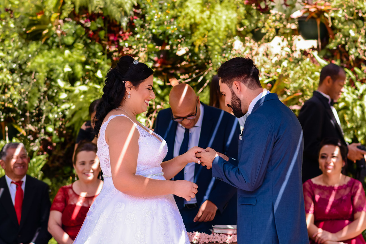 Cerimonia de casamento na Chacara Paraiso. Wedding chacara paraiso. Casamento ar livre.