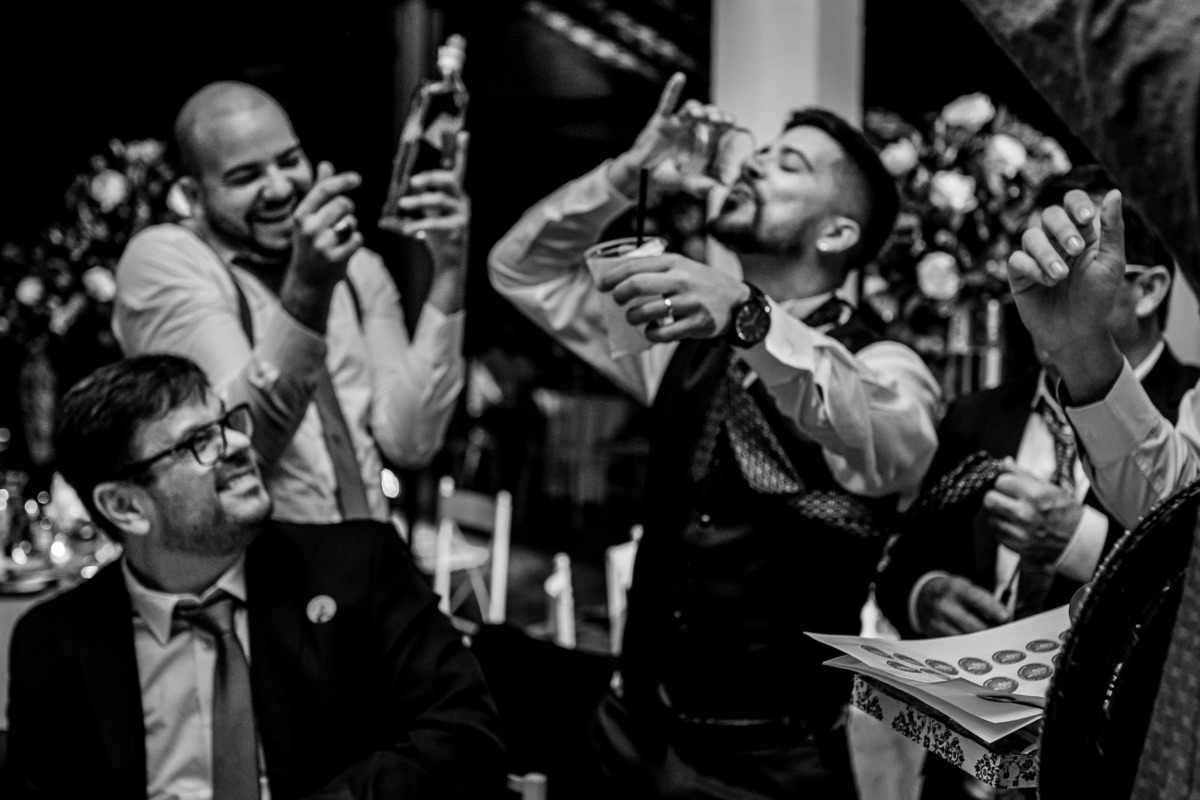 recepçao espaço alecrim, hora da gravata.