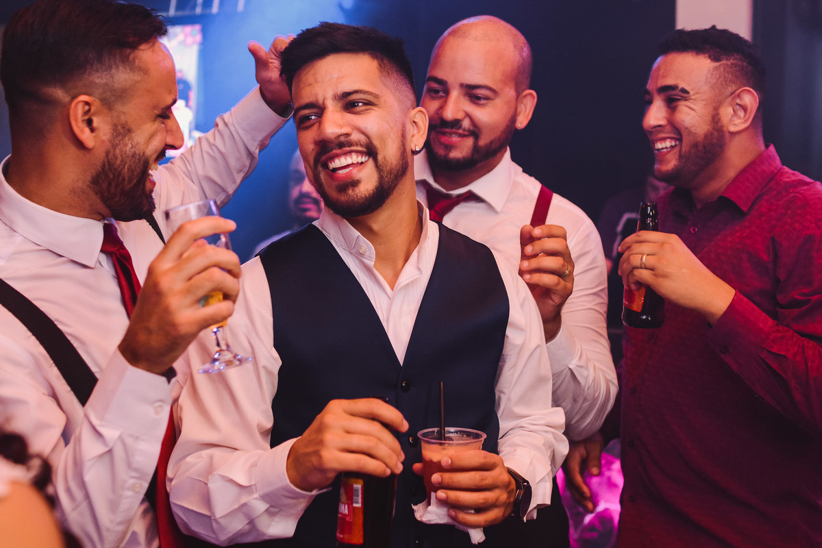 recepçao espaço alecrim, hora da gravata.