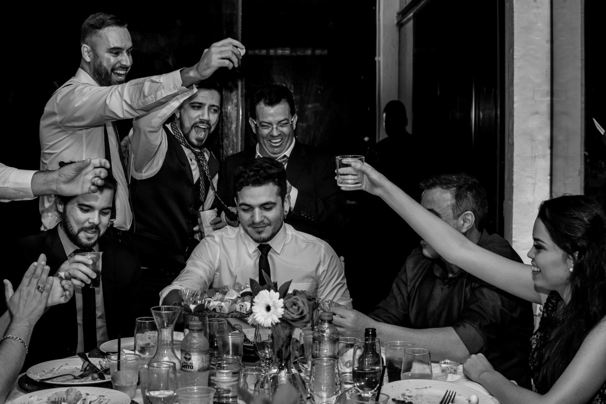 recepçao espaço alecrim, hora da gravata.