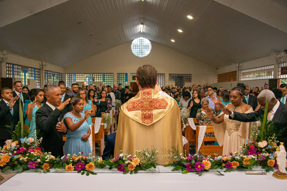 Cerimonia de casamento, Paróquia São Francisco de Assis