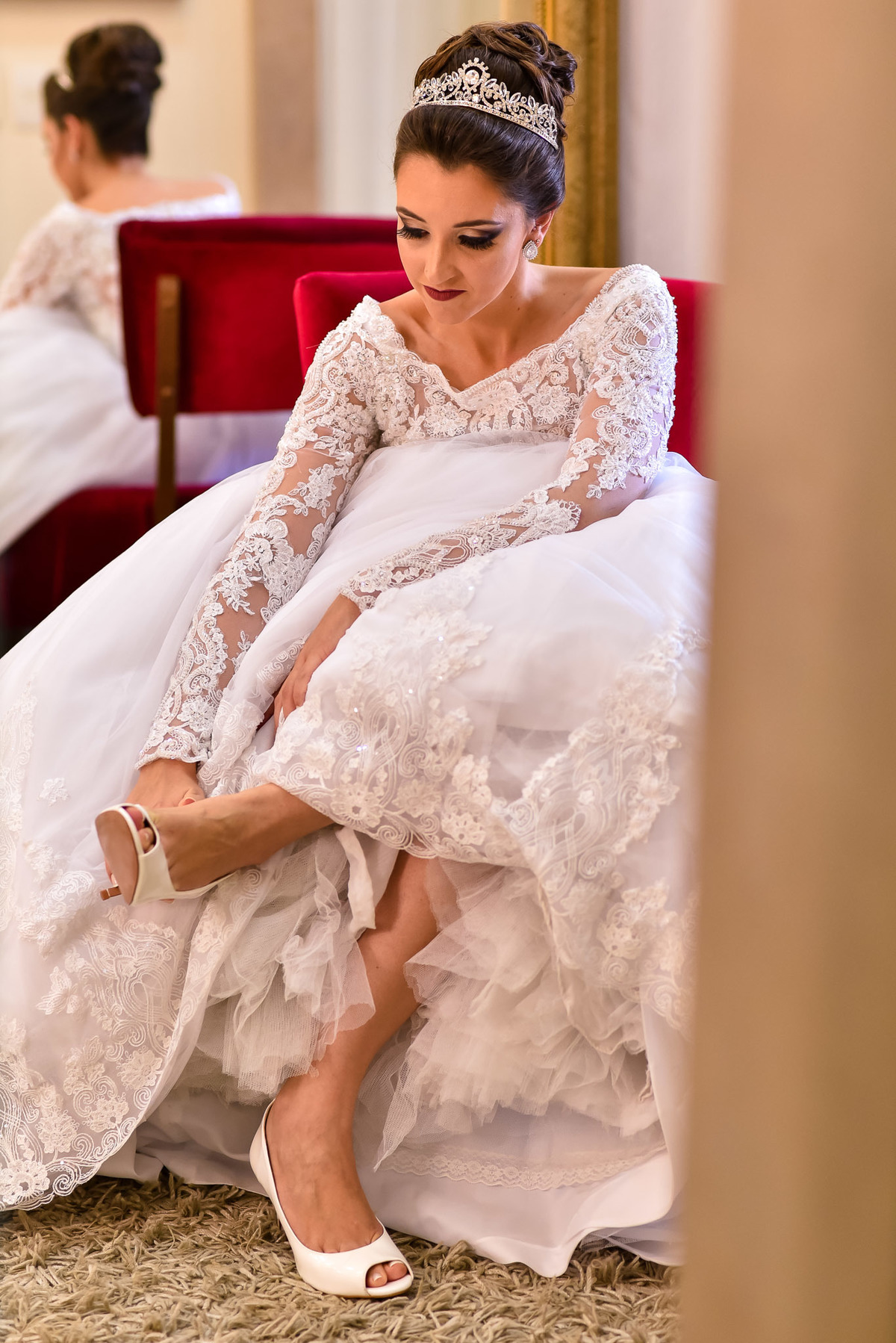 Making off da noiva, maquiagem de noiva. AG hair Studio. Gracieli Lima noiva. Noiva. fotos de casamento. dia da noiva. making of perfeito.