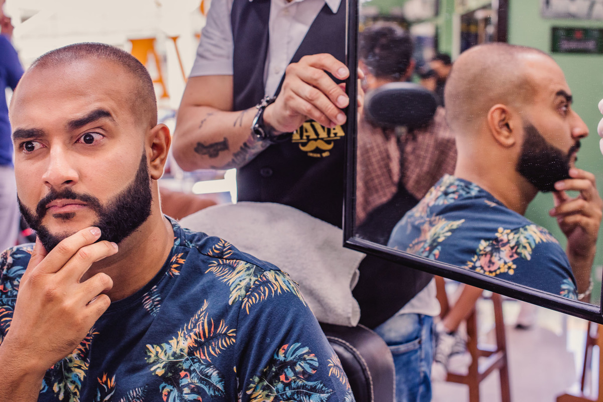 making off do noivo, barbearia do vava.