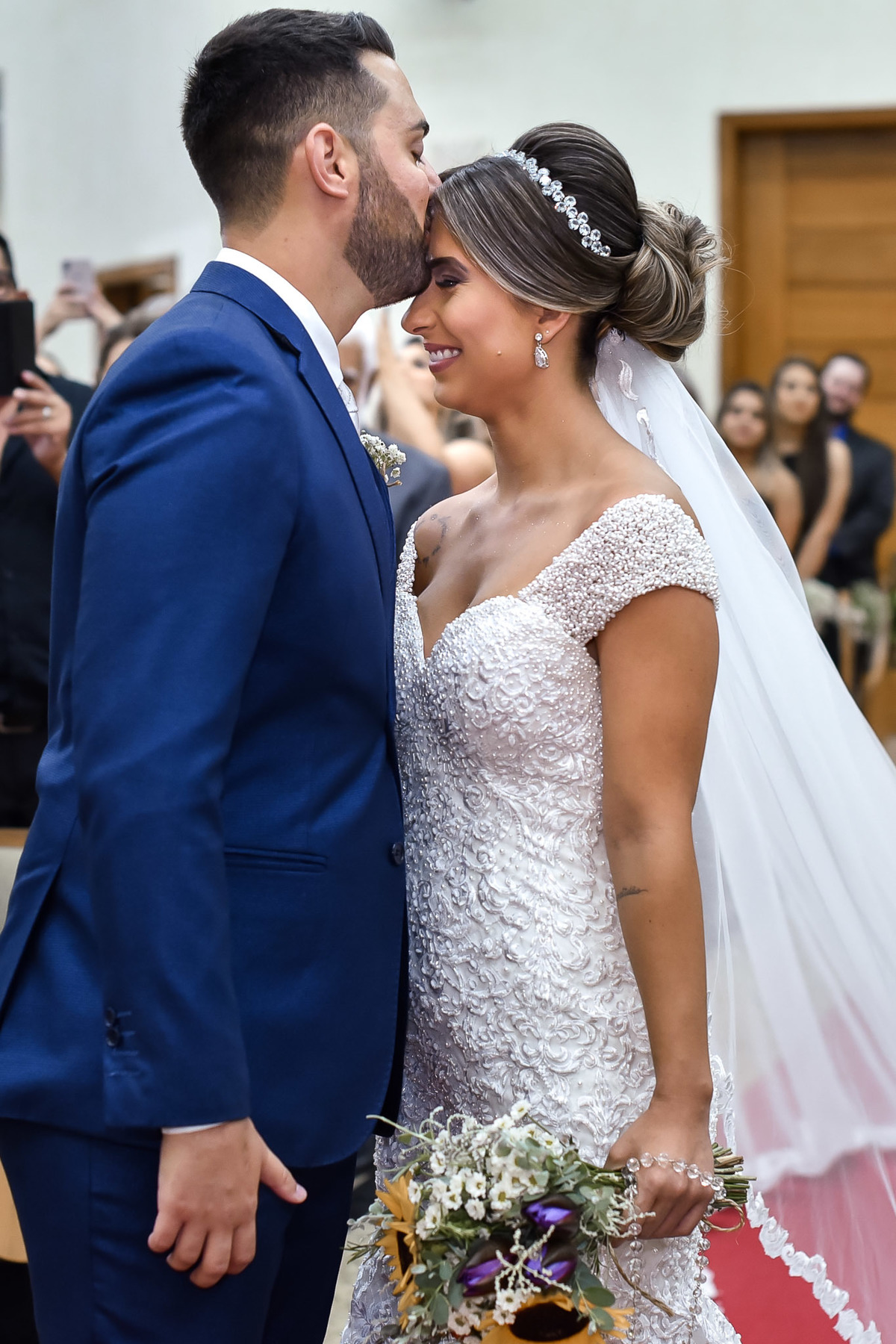 casamento, fotos casamento, Paróquia Cristo Redentor, noivos, entrada da noiva, vestido da noiva