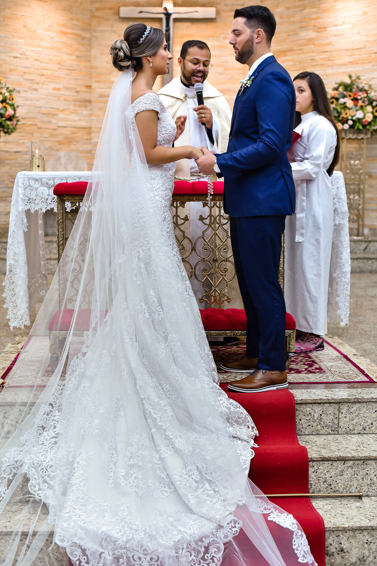 casamento, fotos casamento, Paróquia Cristo Redentor, noivos, vestido da noiva