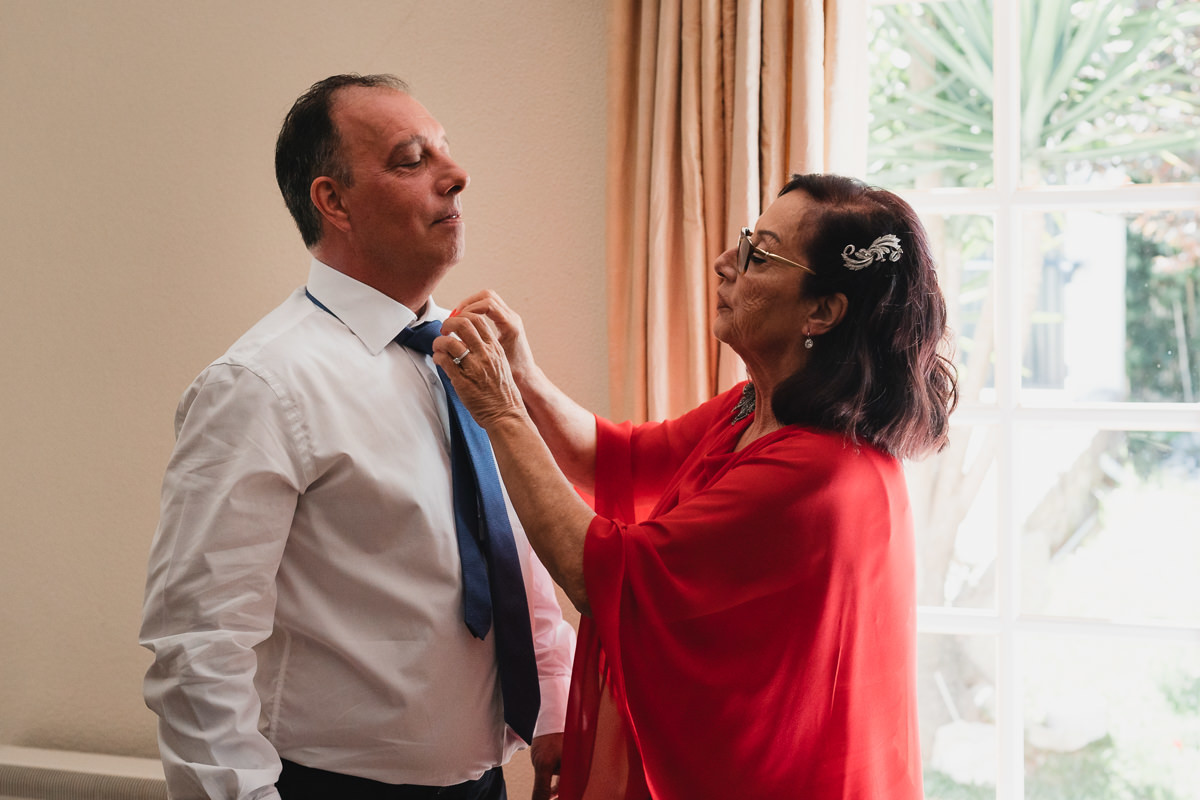 preparação do noivo