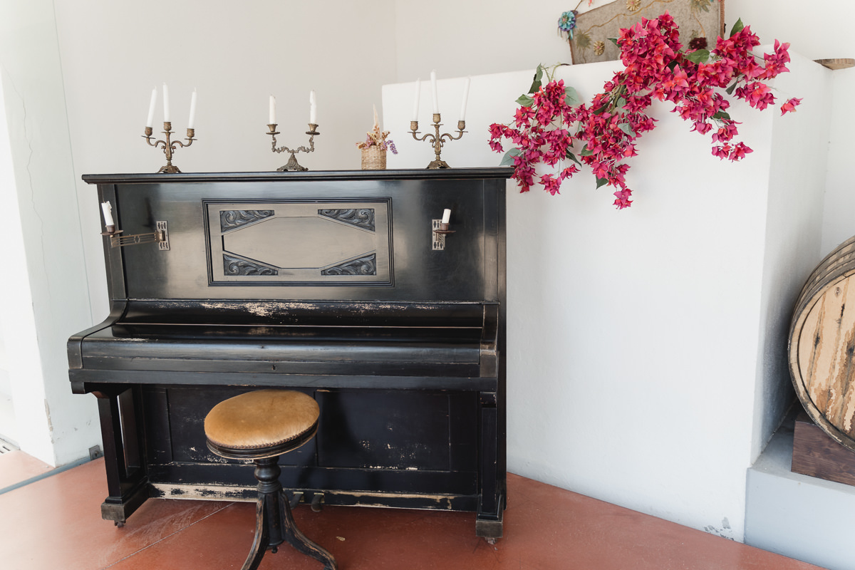 detlhes do salão da quinta do piloto