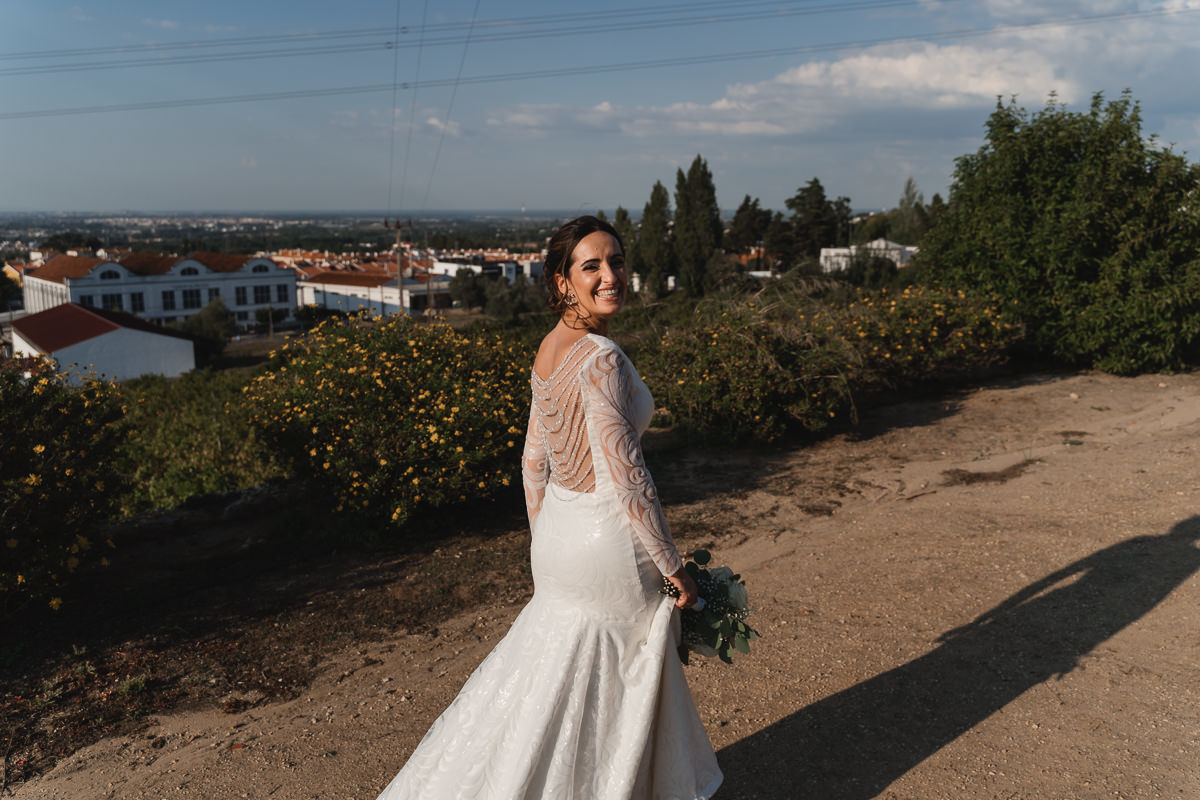 sessão dos noivos nas vinhas