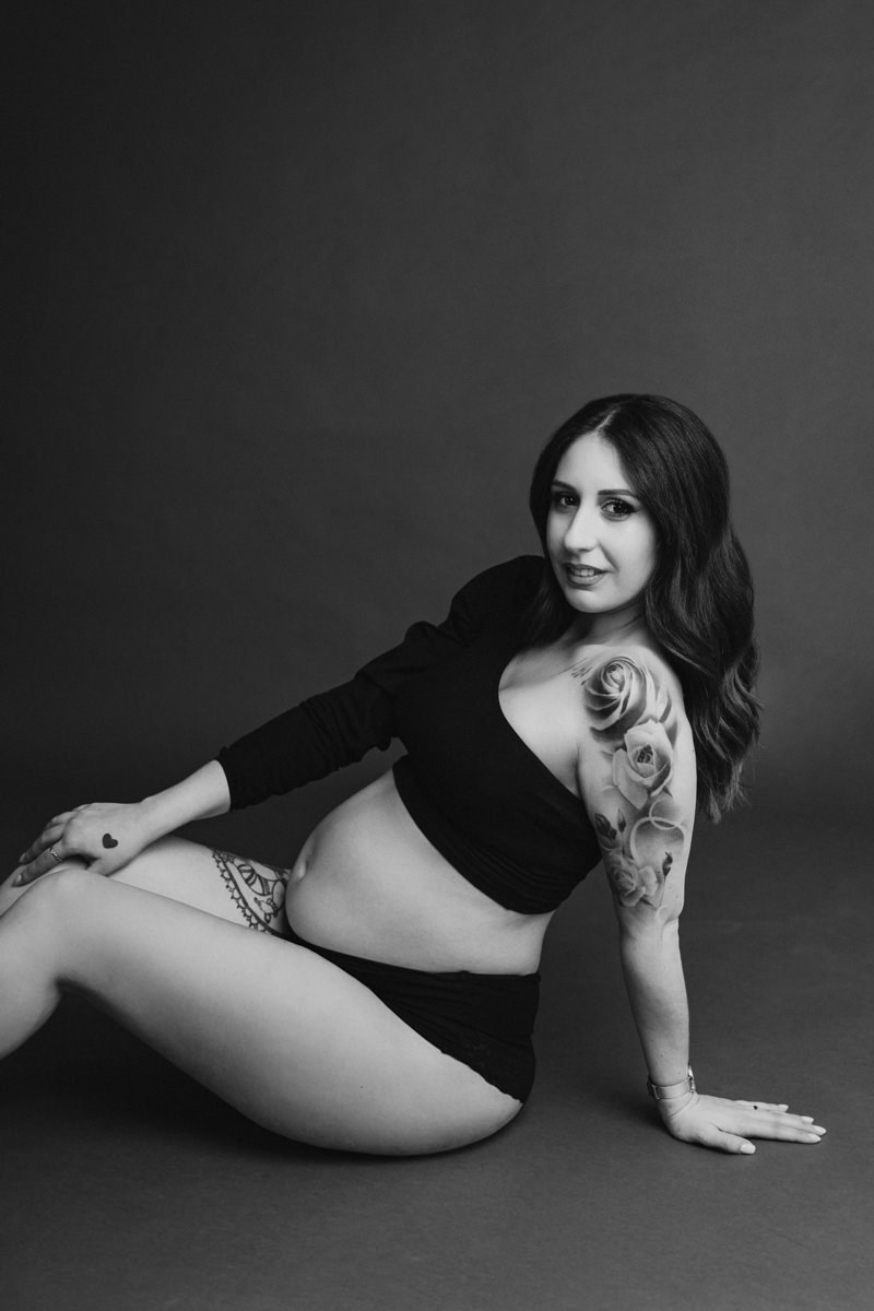 sessão a preto e branco