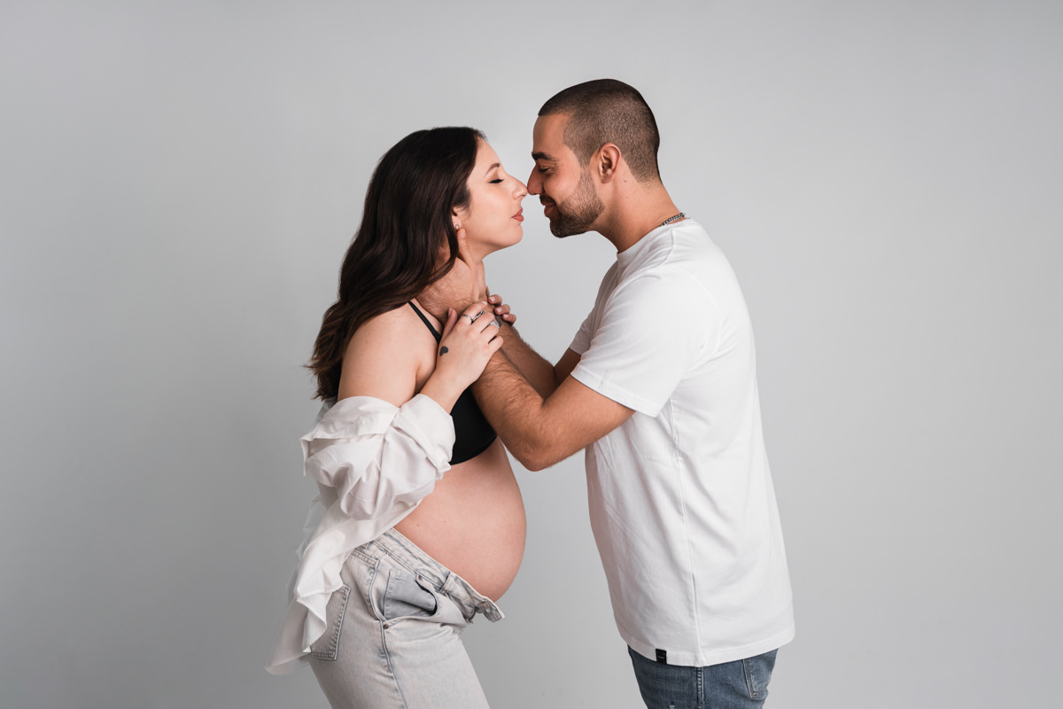 sessao gravida em estudio