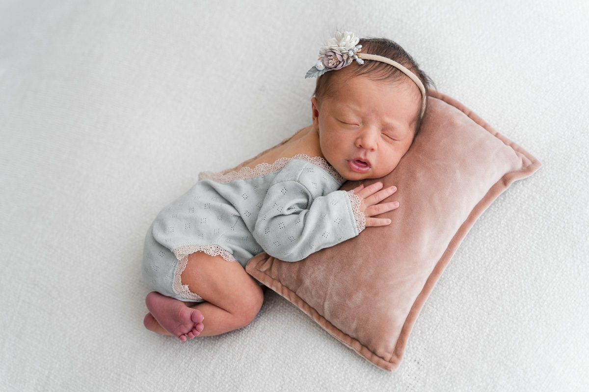 sessão fotográfica recém nascido