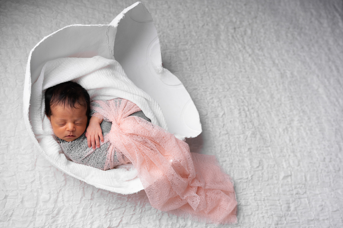 sessão fotográfica recém nascido