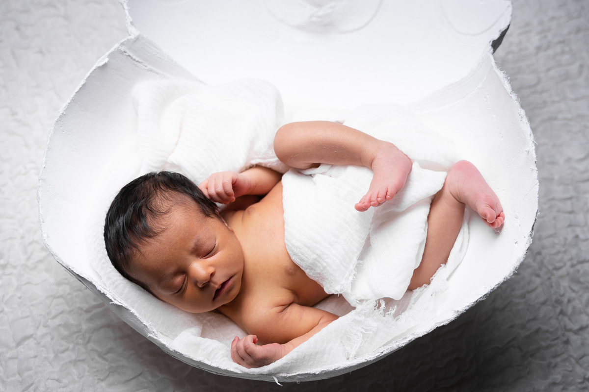 sessão fotográfica recém nascido