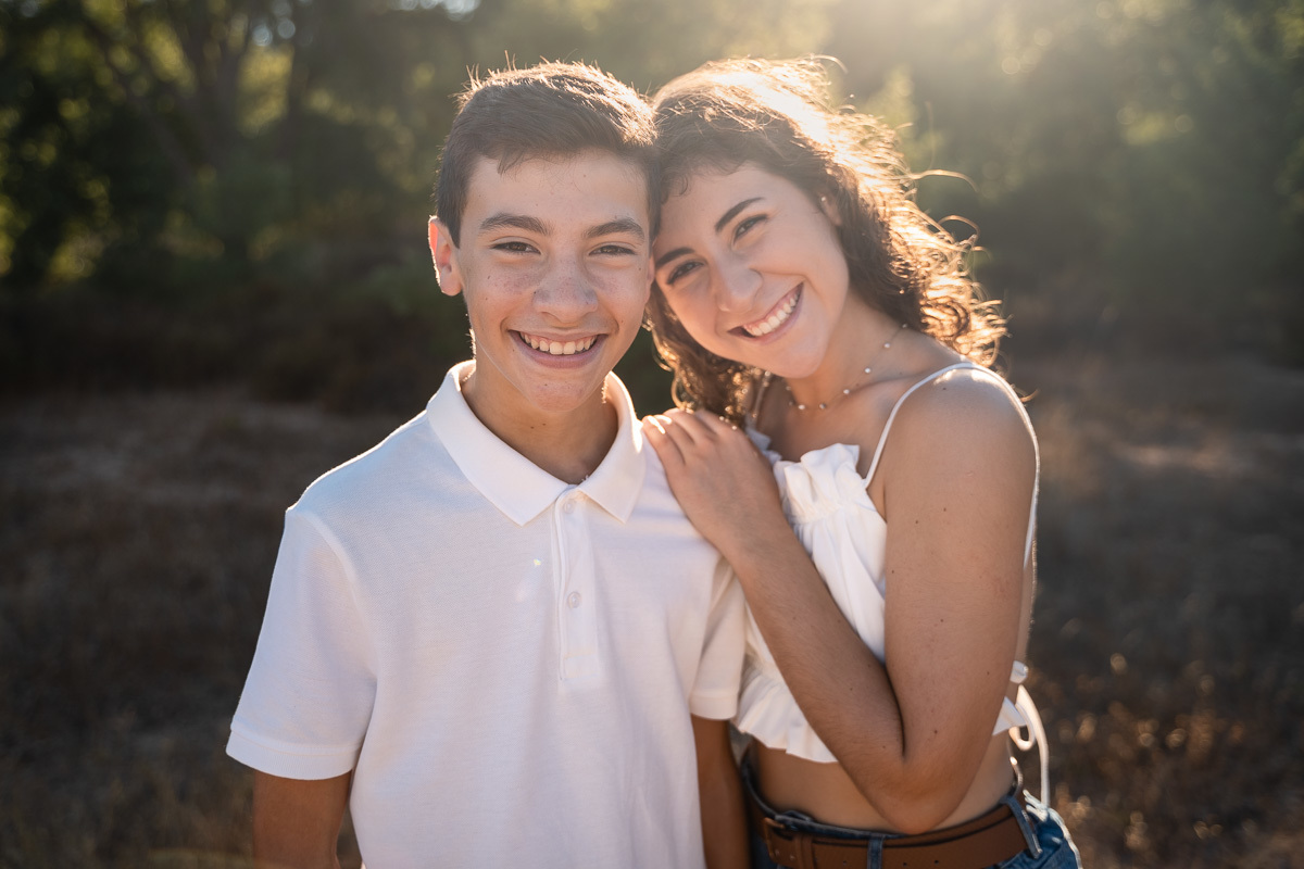 sessão de família no exterior