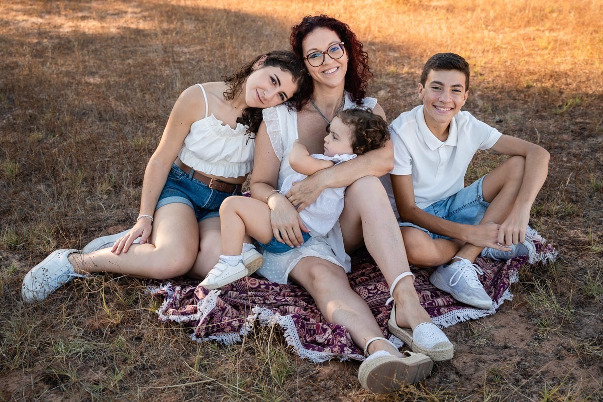 sessão de família no campo